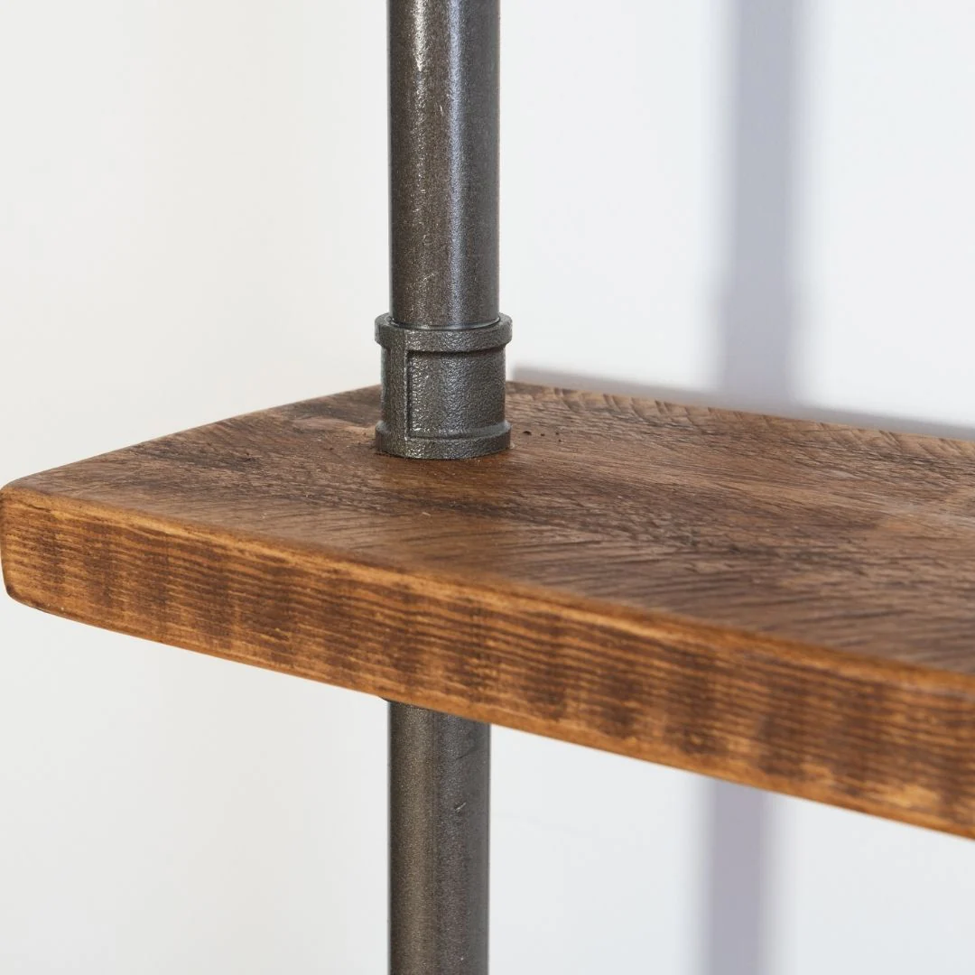 3 Shelf Pipe Shelving Unit - Floor Mounted - Image 6