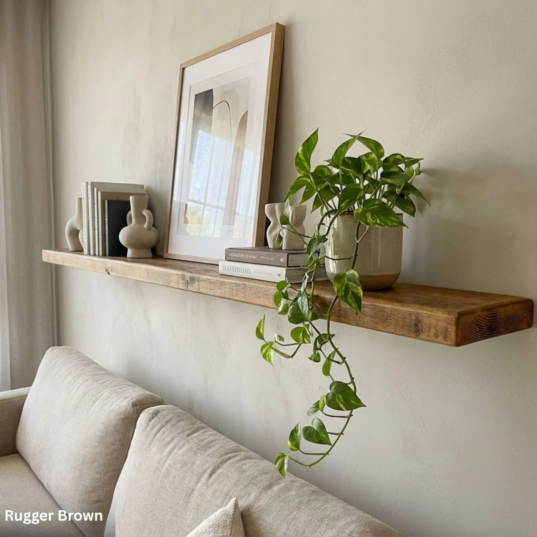 Rustic Shelf 38mm with Floating Brackets - Image 13