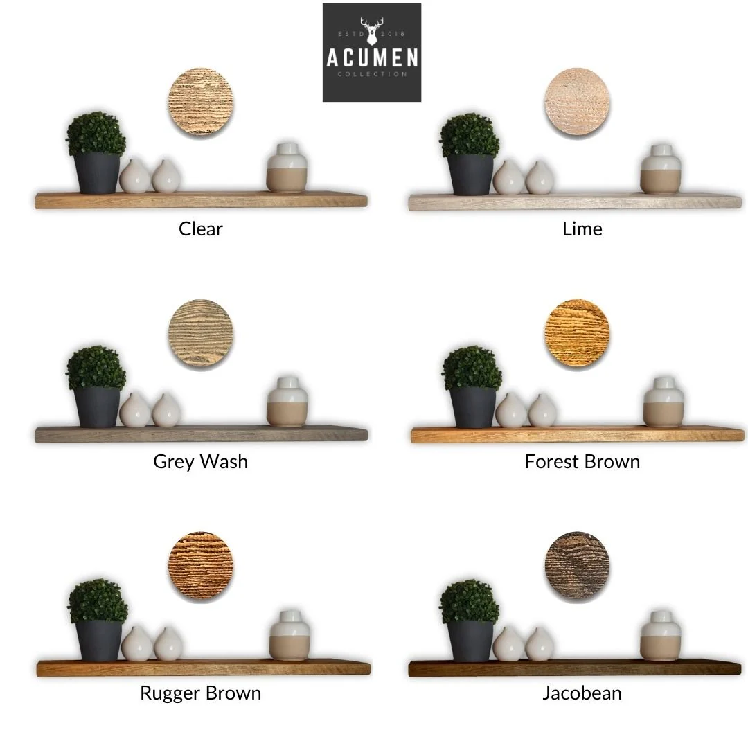 Rustic Shelf 38mm with Floating Brackets - Image 3