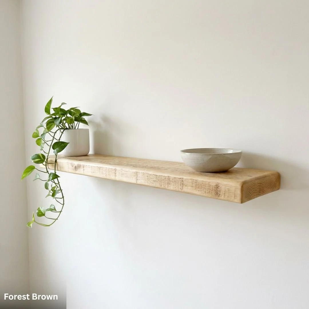 Rustic Shelf 38mm with Floating Brackets - Image 7