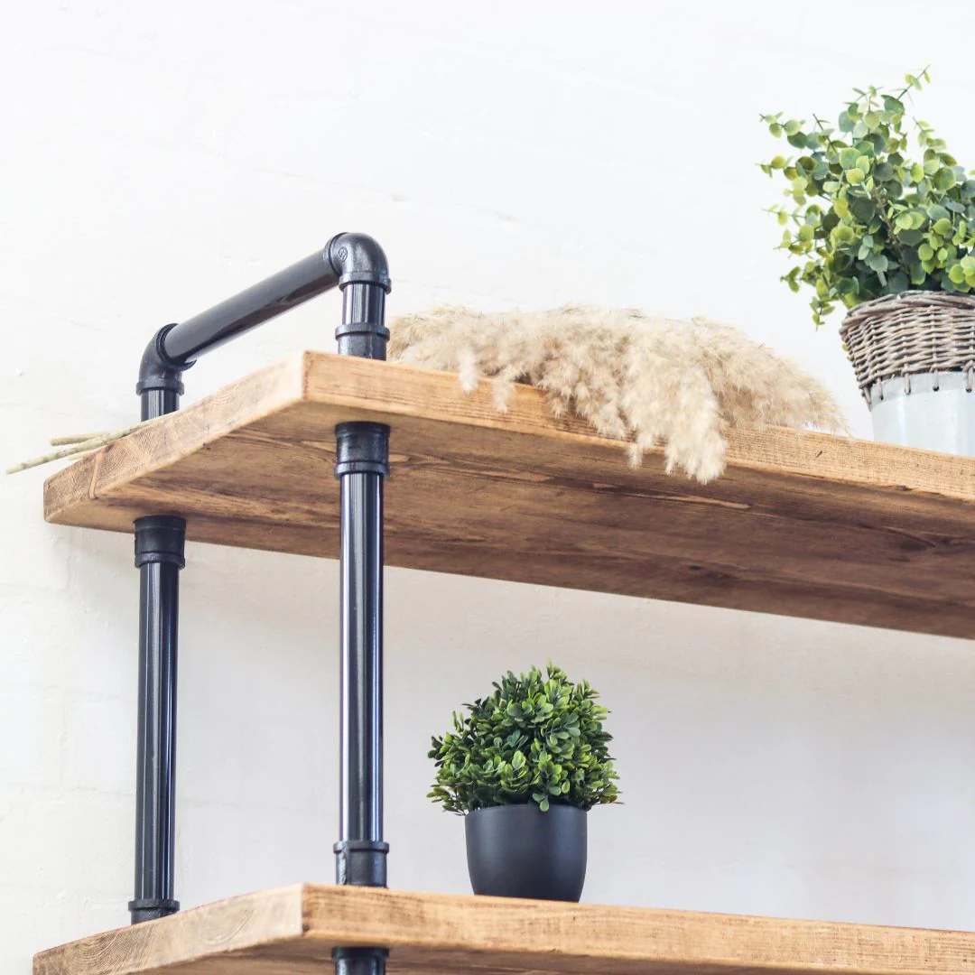 6 Shelf Free Standing Pipe Shelving Unit - Image 10