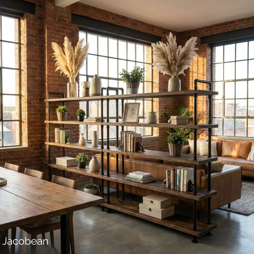 6 Shelf Free Standing Pipe Shelving Unit - Image 3