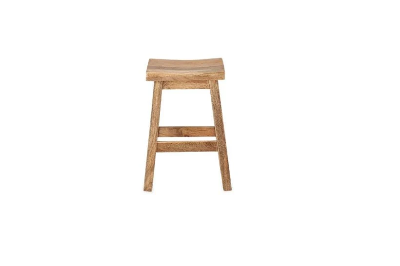 Ambi Wooden Stool - Short - Image 4