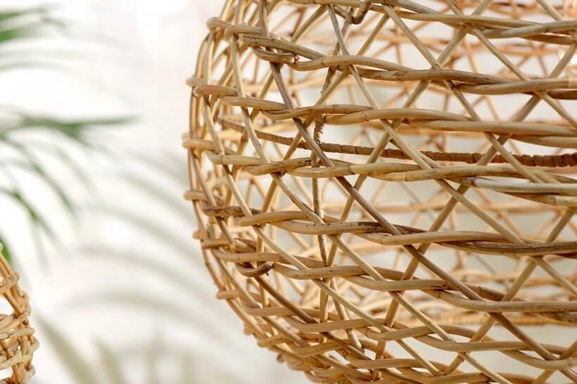 Beru Rattan Lampshade - Conical - Image 7