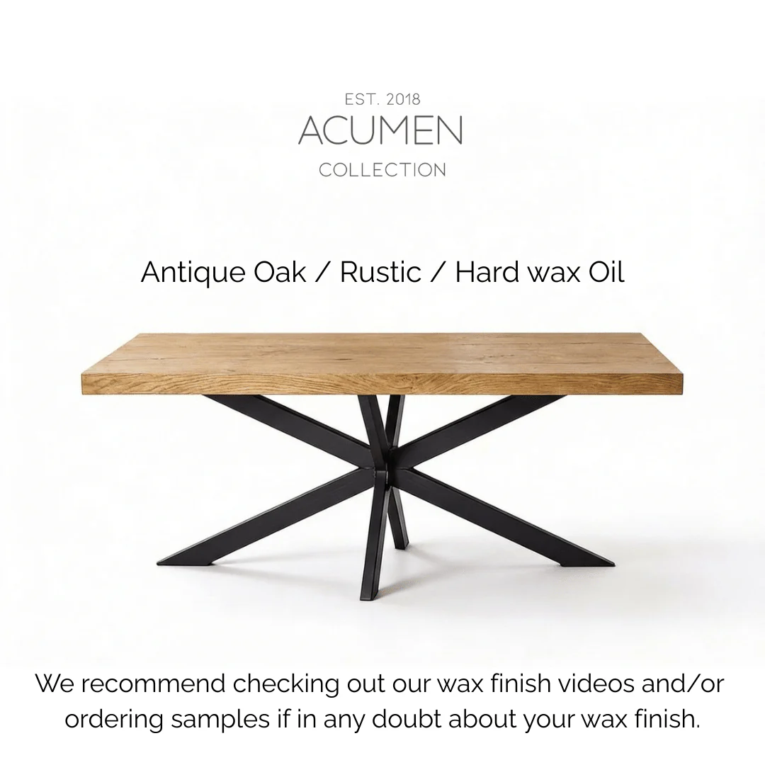 Grisedale Rustic Dining Table - Spider Leg - Image 11