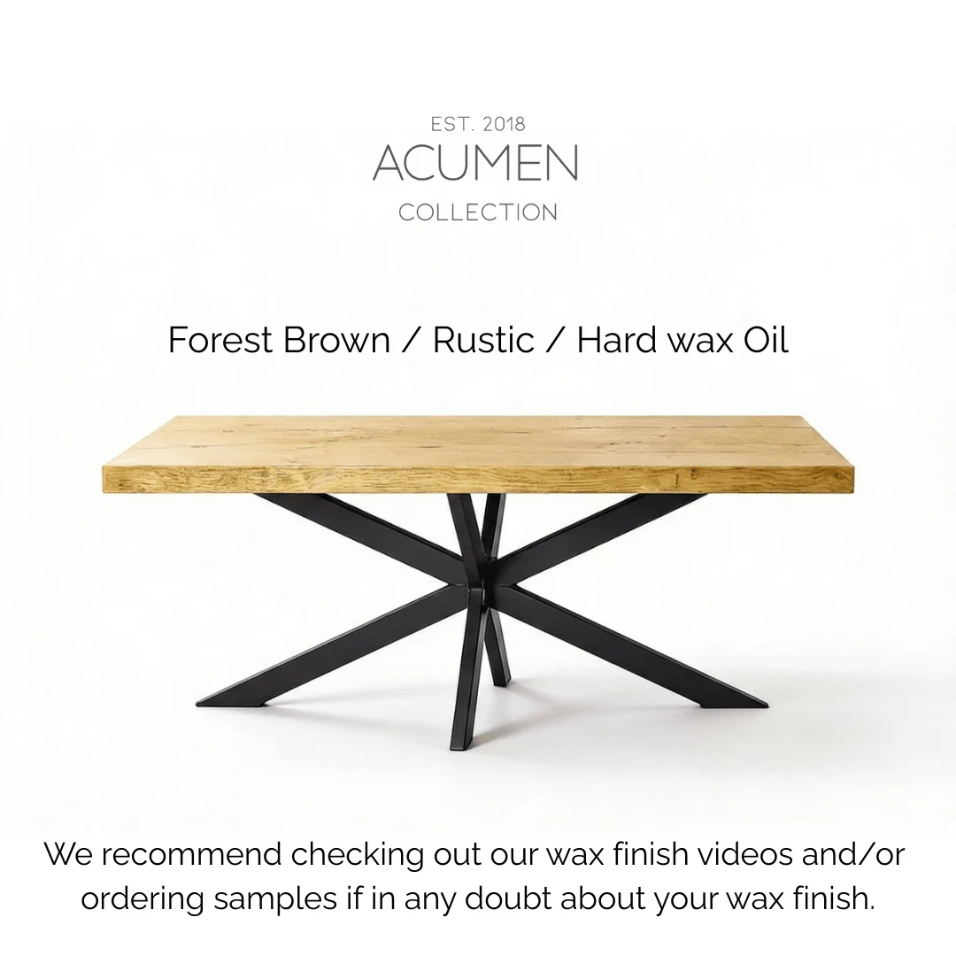 Grisedale Rustic Dining Table - Spider Leg - Image 13