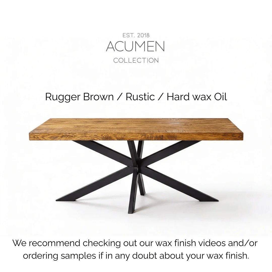 Grisedale Rustic Dining Table - Spider Leg - Image 9