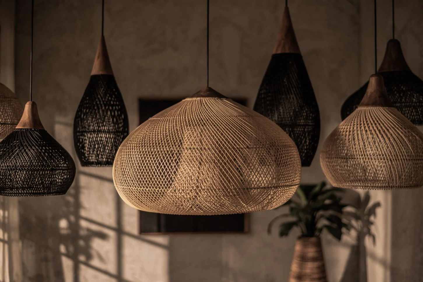 Horn Lamp - Medium - 68cm Height - Image 5