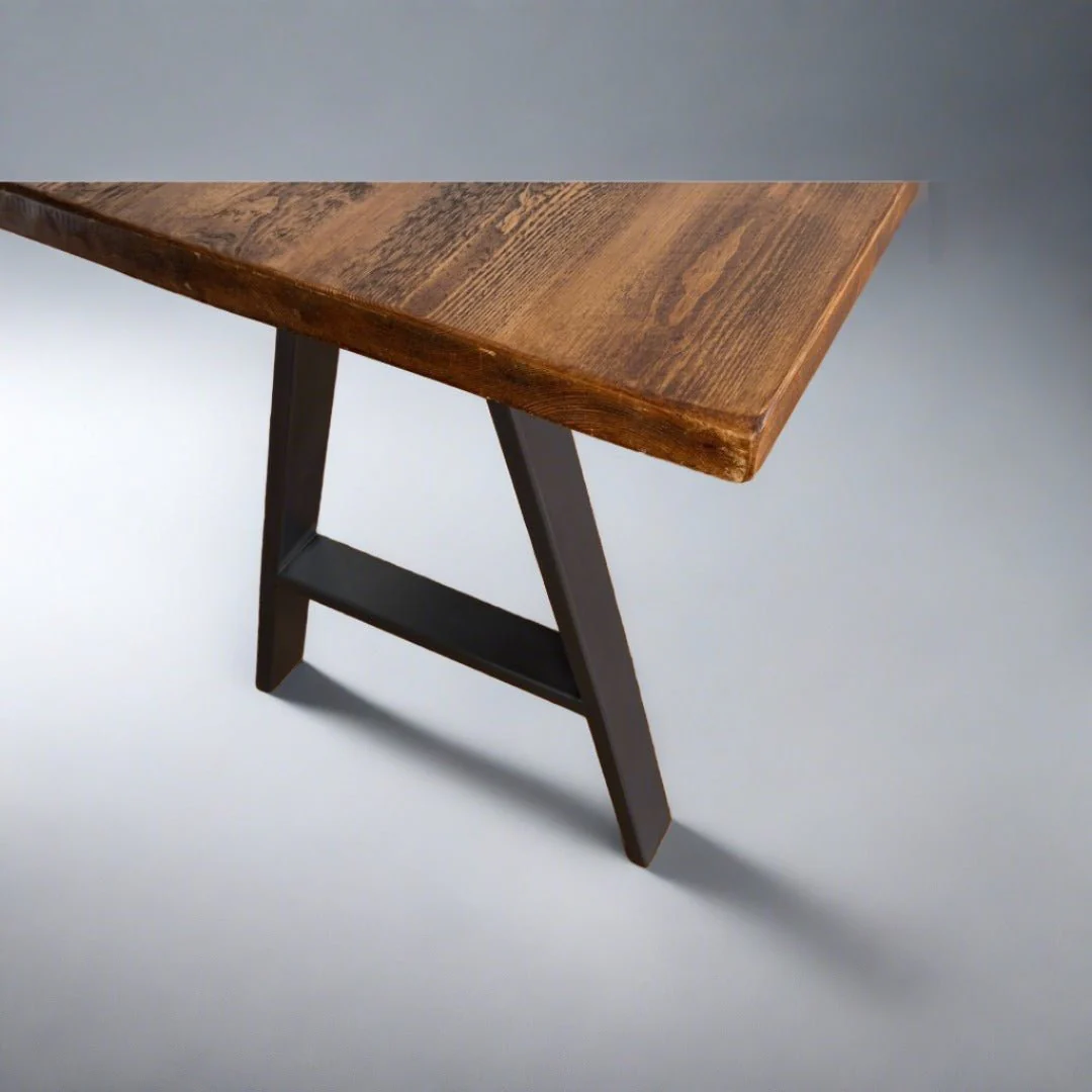 Arnison Industrial Dining Table - A-Shaped Legs - Image 7