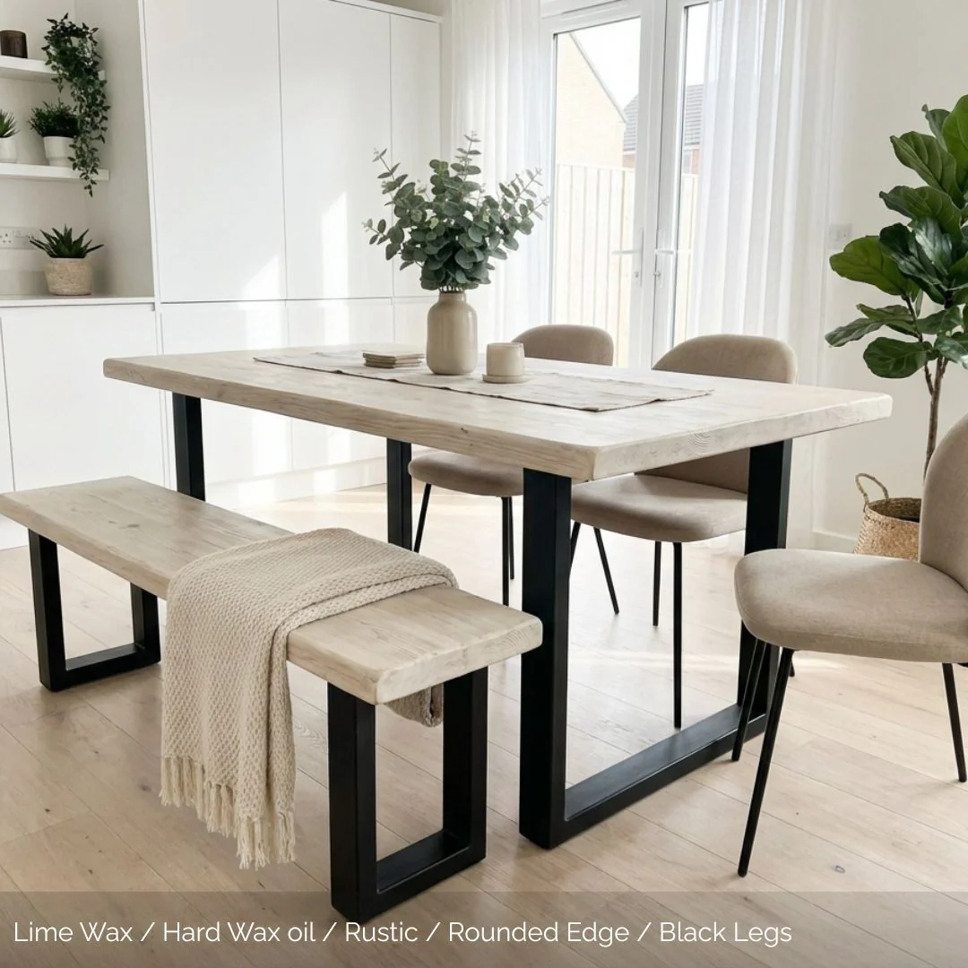 Helvellyn Industrial Dining Table - Square Legs - Image 13