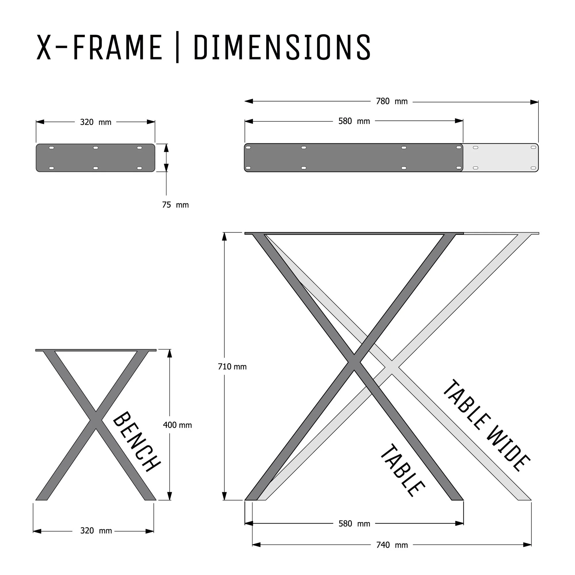 Industrial Box Section Legs - Image 16