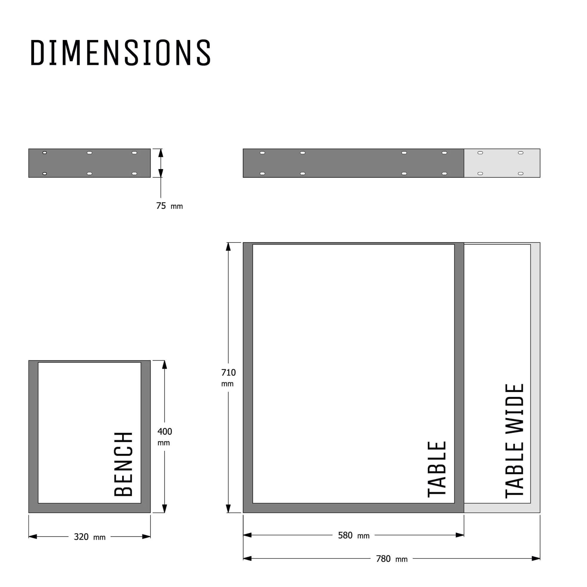 Industrial Box Section Legs - Image 7