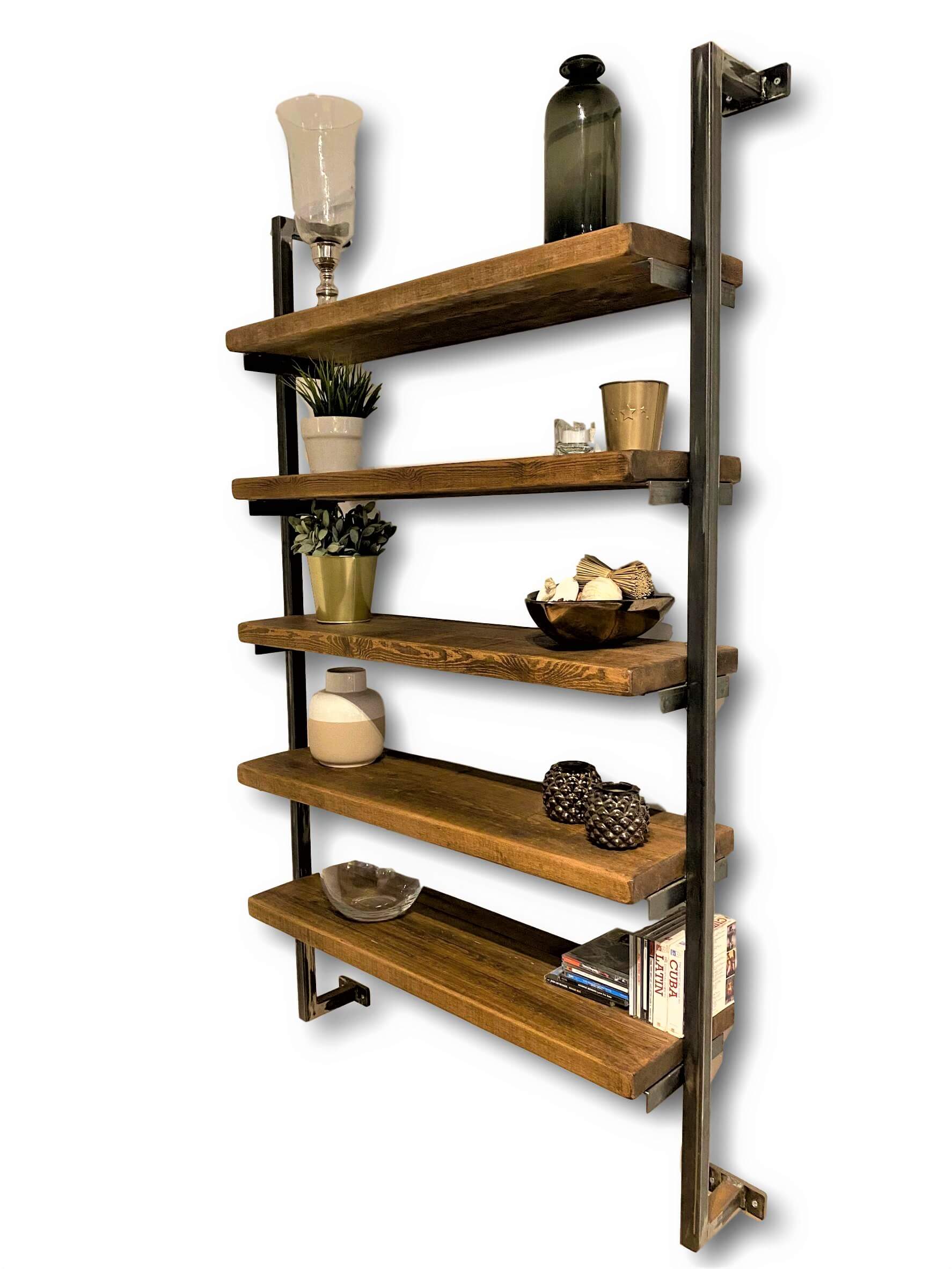 Industrial Box Section Shelving Unit - Wall Mounted - Image 2