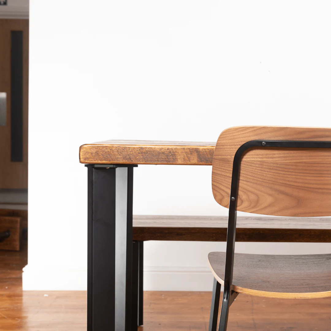 Froswick Industrial Dining Table - Single Pin Box Legs - Image 6
