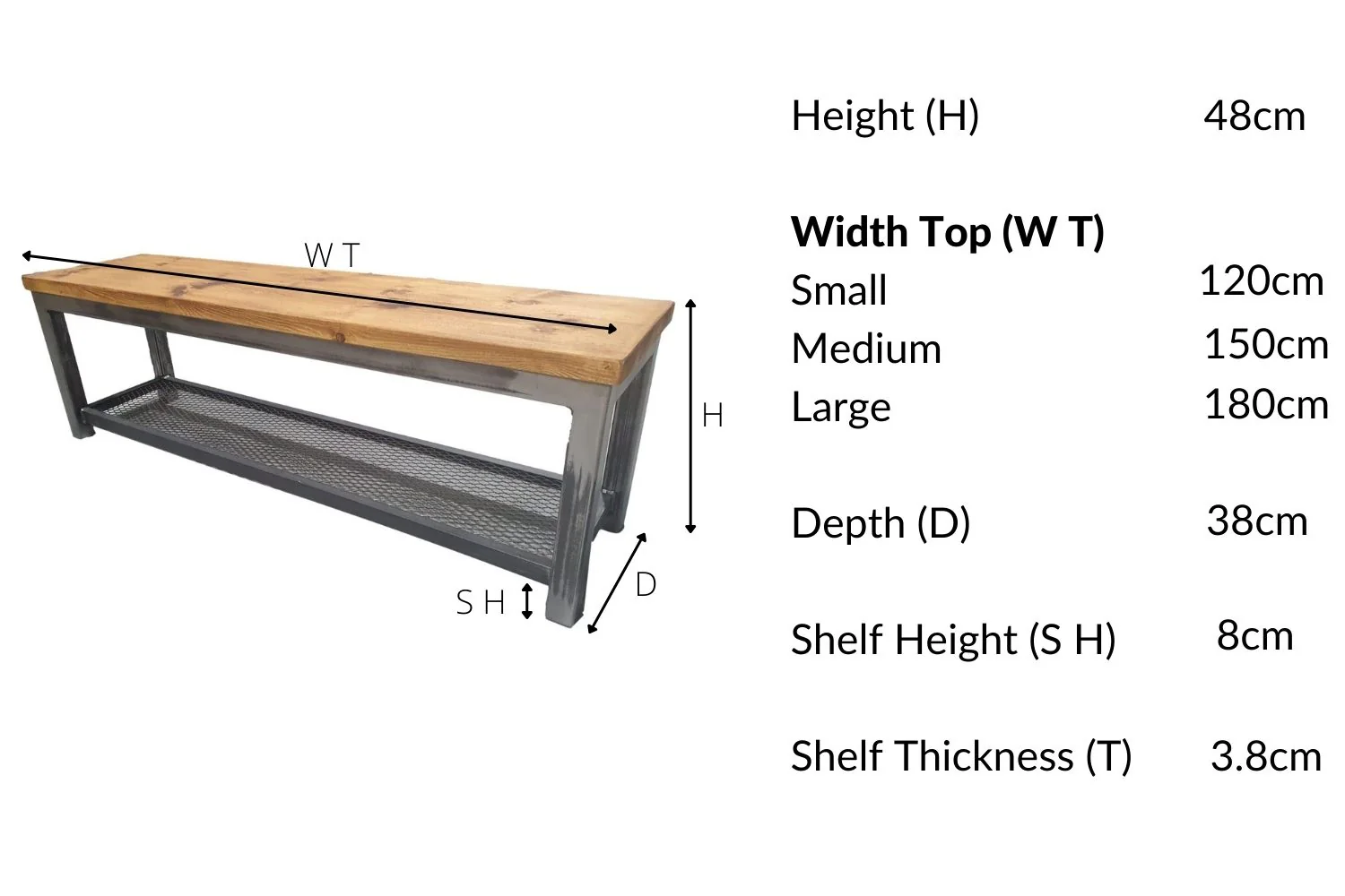 Industrial Shoe Storage Bench - Image 4