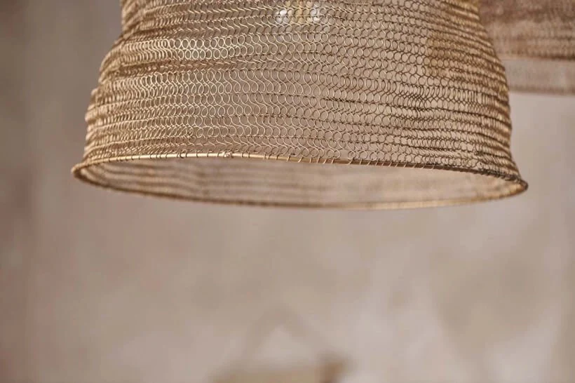 Jatani Wire Lampshade - Antique Brass - Image 5