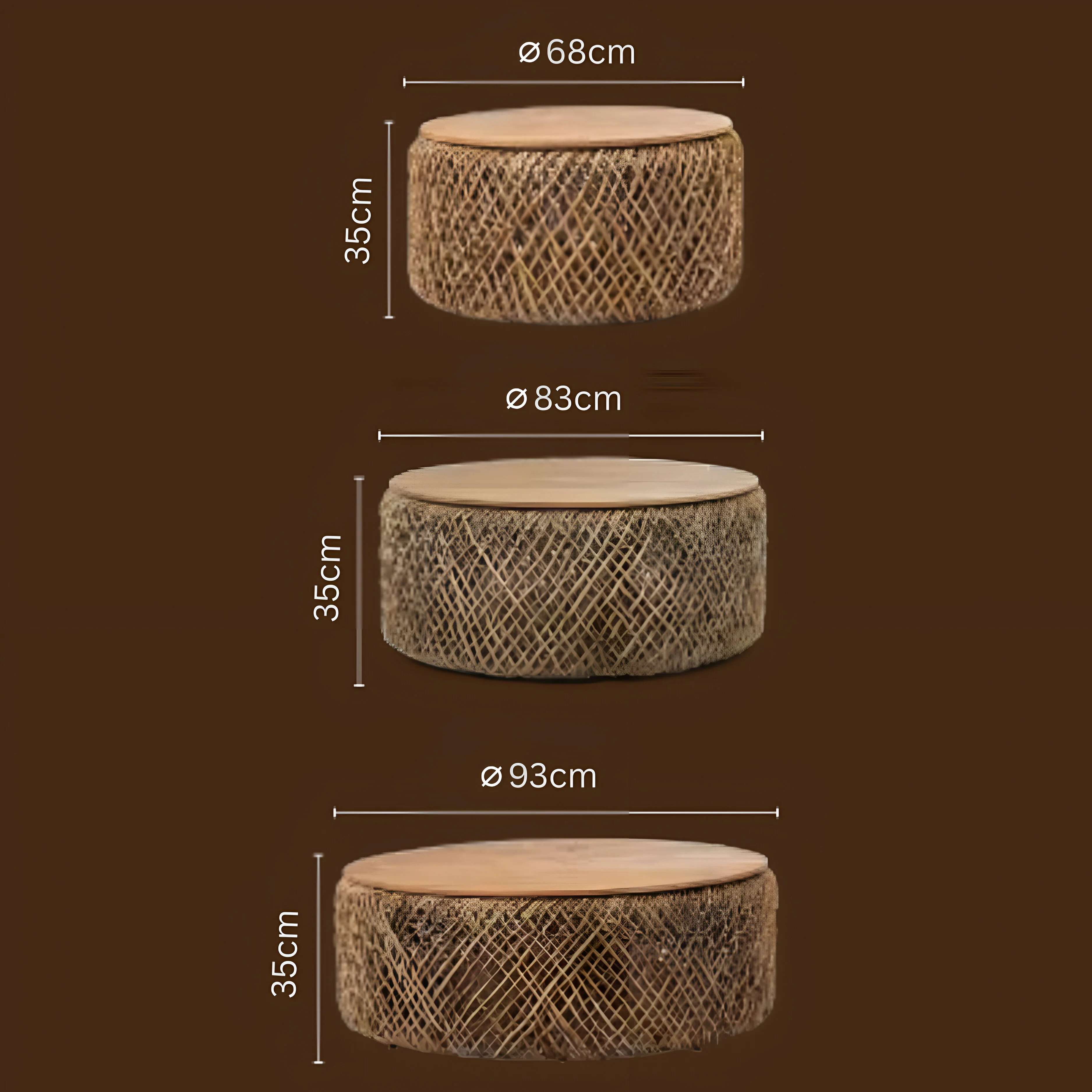 Knut Abaca Coffee Table - Image 11
