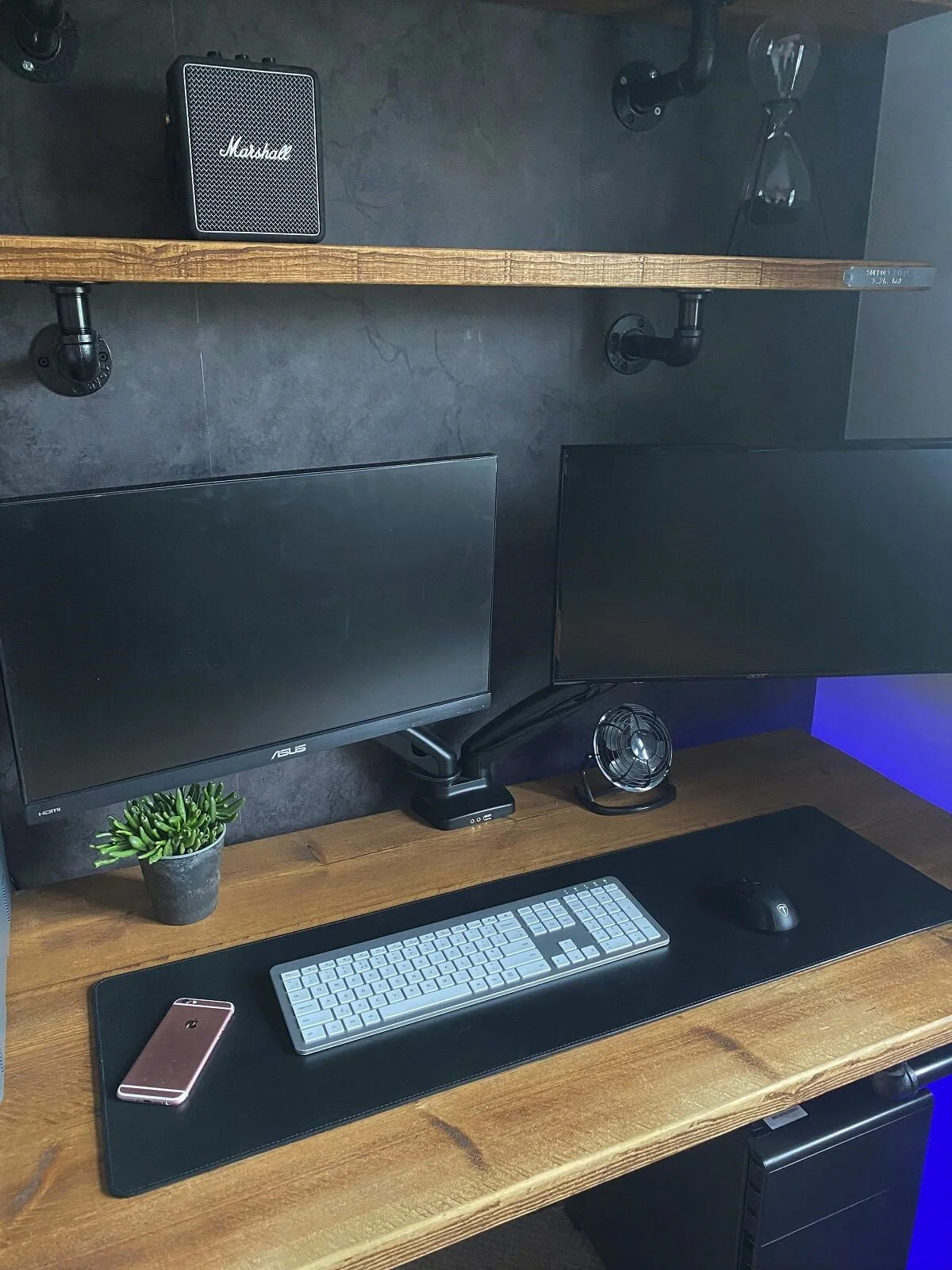 Leather Desk Mat - Black - Image 3