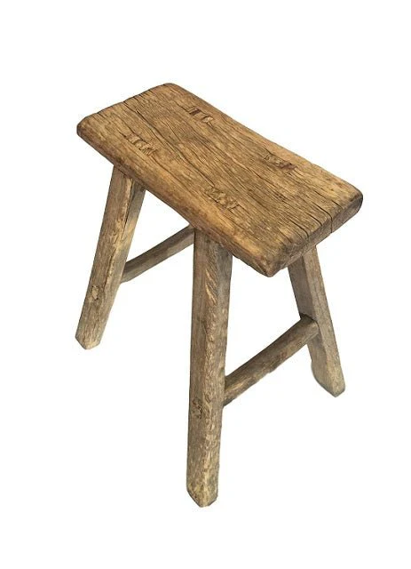 Medium Rustic Stools (35-40cm) - Image 9
