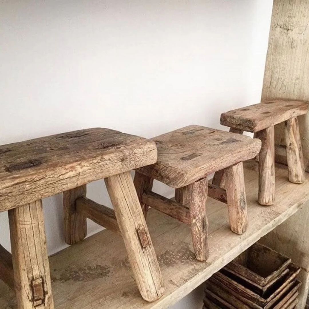 Miniature Rustic Milking Stools (20-30cm) - Image 9