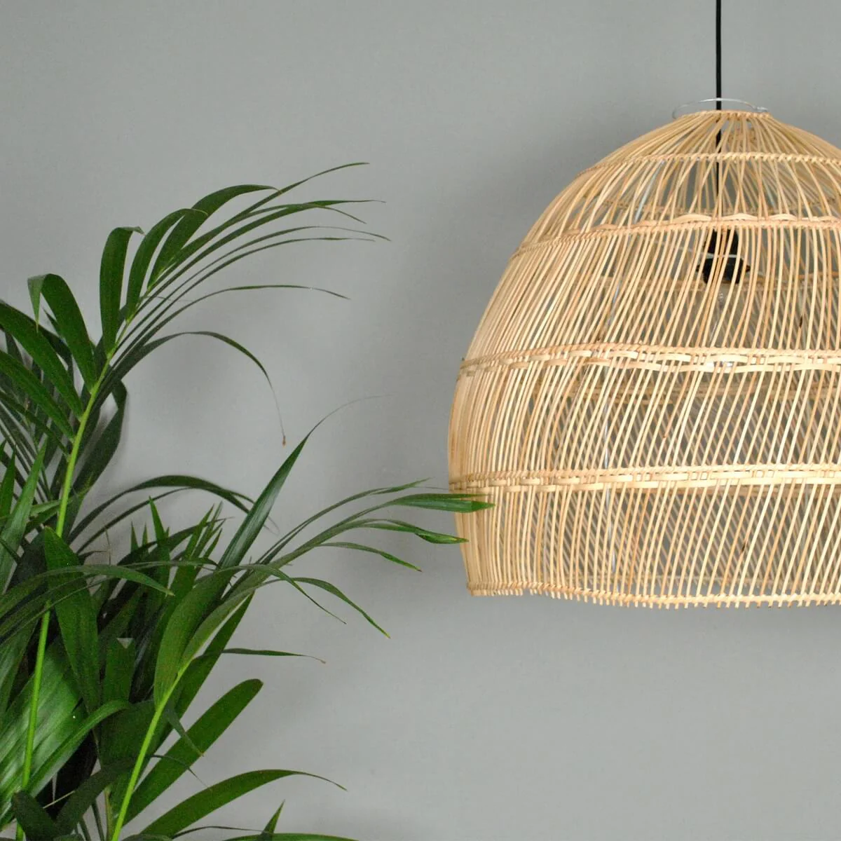 Nala Gentang Medium Pendant Rustic Lamp shade - Image 3