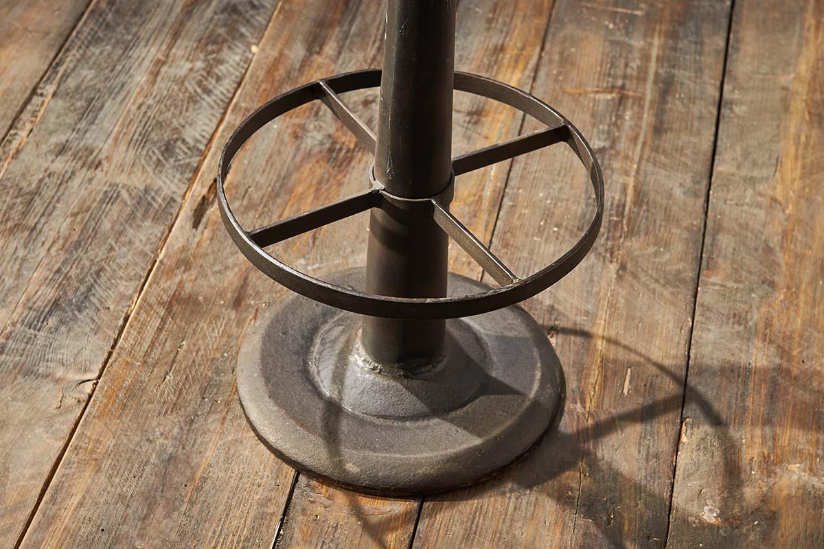 Narwana Leather Round Stool - Rich Green - Image 3
