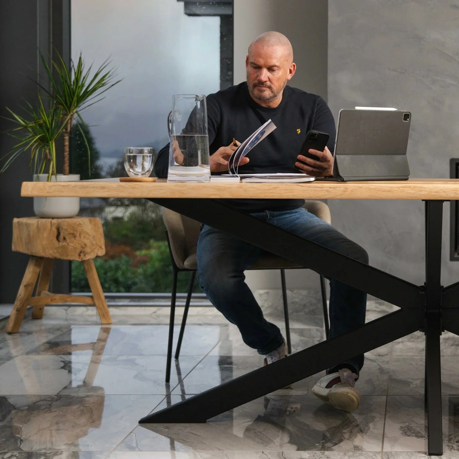 Oak Dining Table - 220 cm | 0045 - Image 10