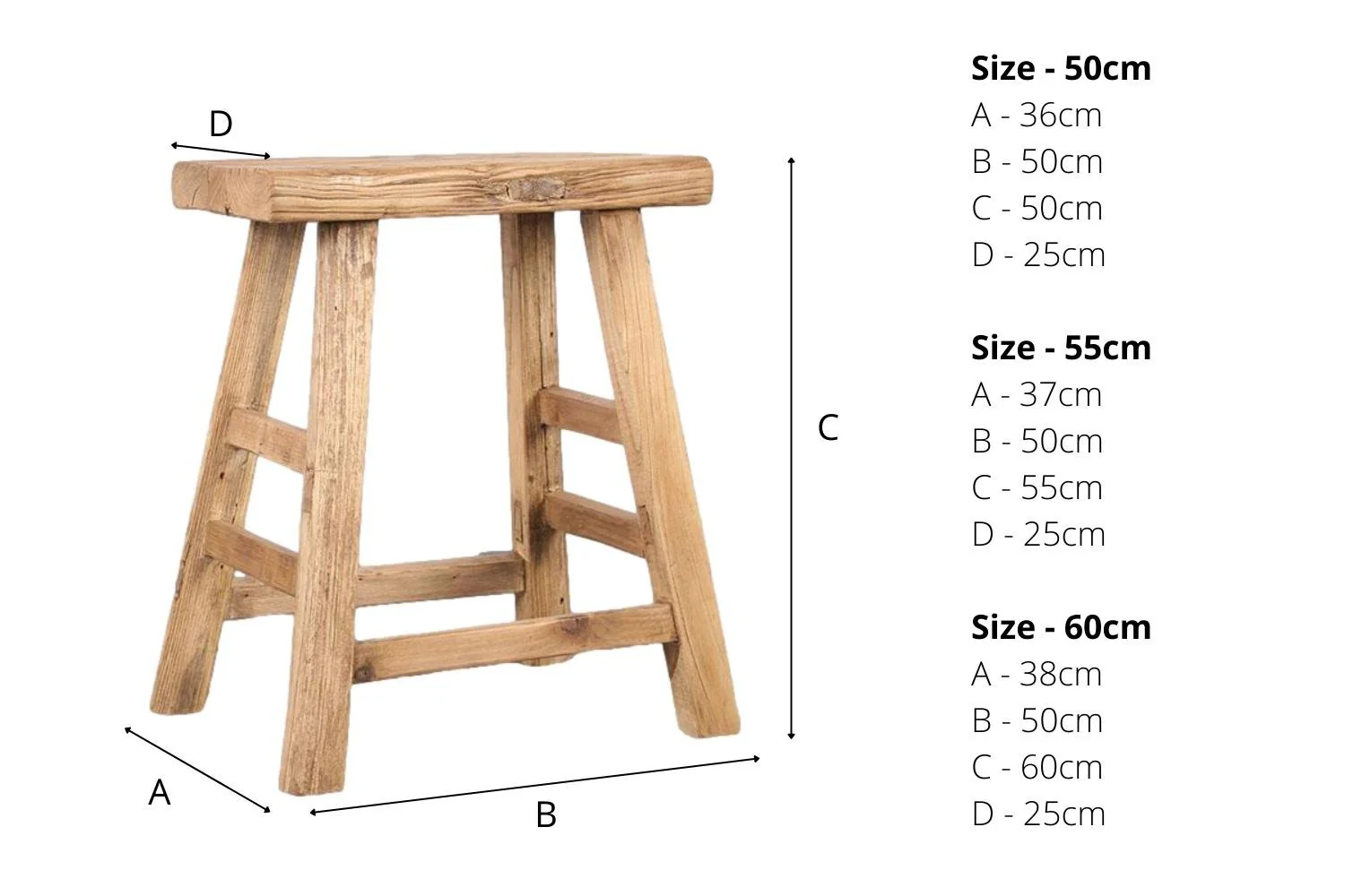 Old Barn Farmhouse Stool - Image 4