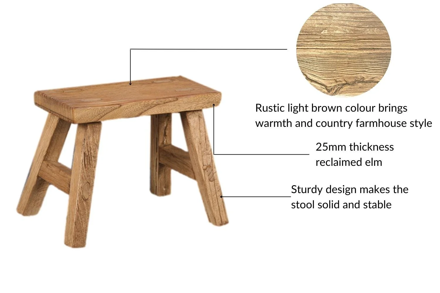 Old Barn Milking Stool - Image 5