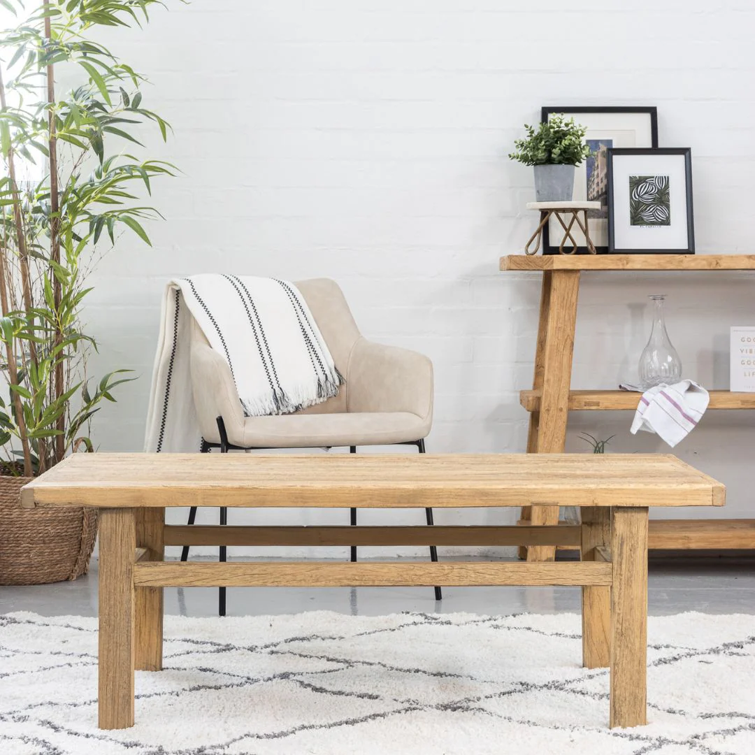 Reclaimed Elm Coffee Table - Image 3