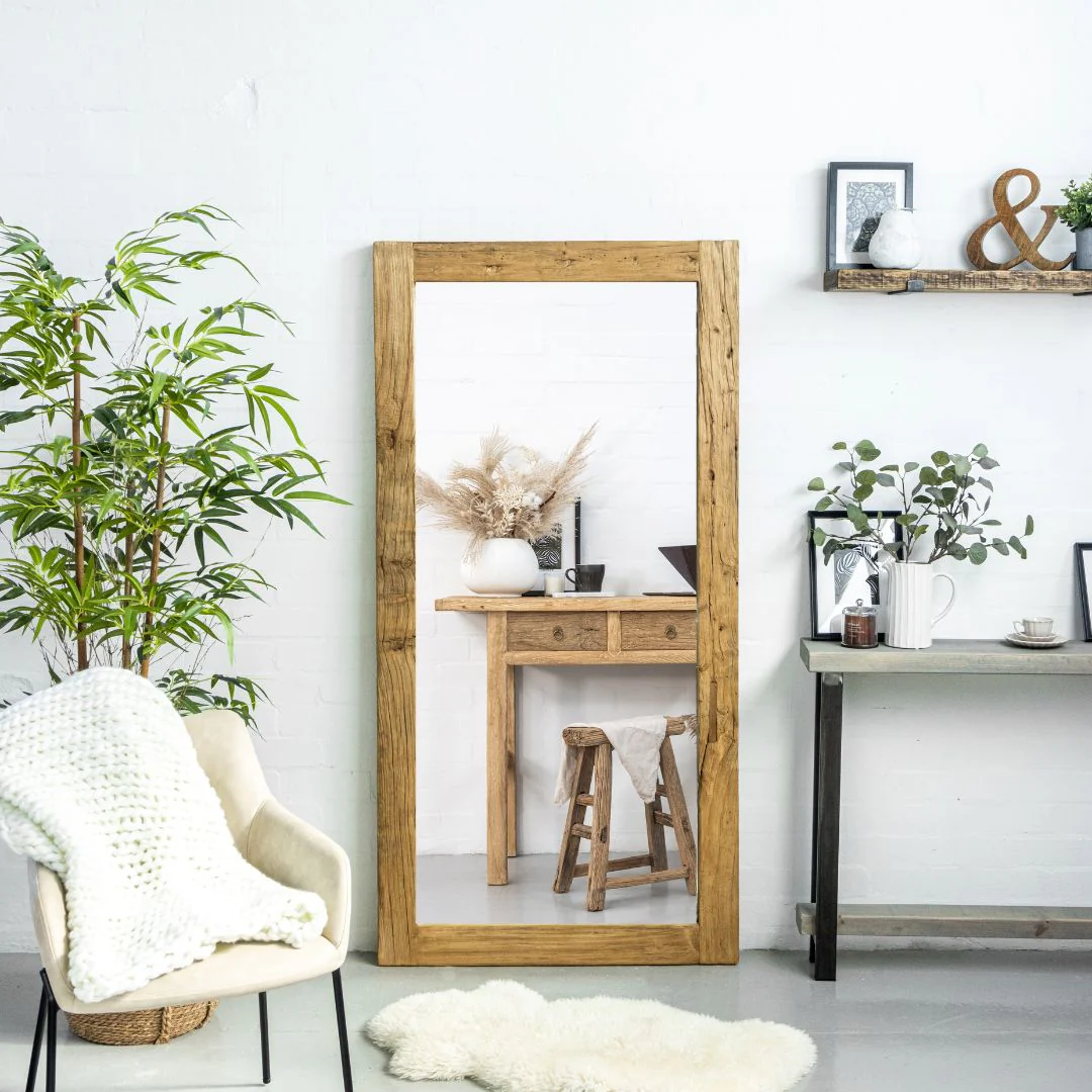 Reclaimed Elm Mirror - 2 Sizes
