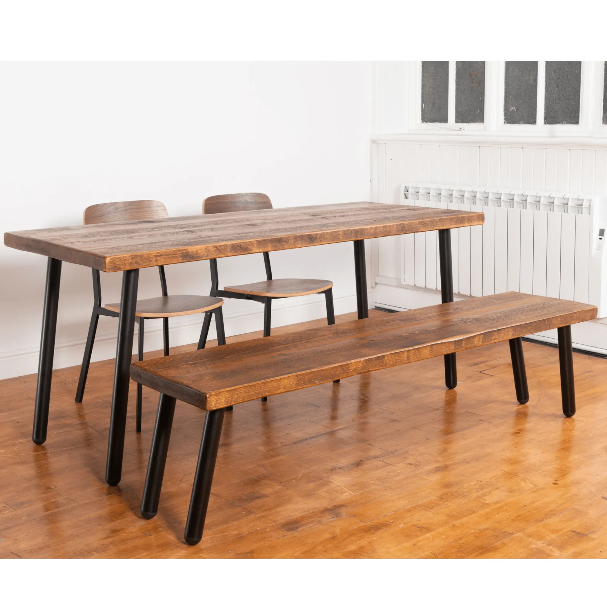 Gibson Industrial Bench - Chunky Round Leg - Image 5