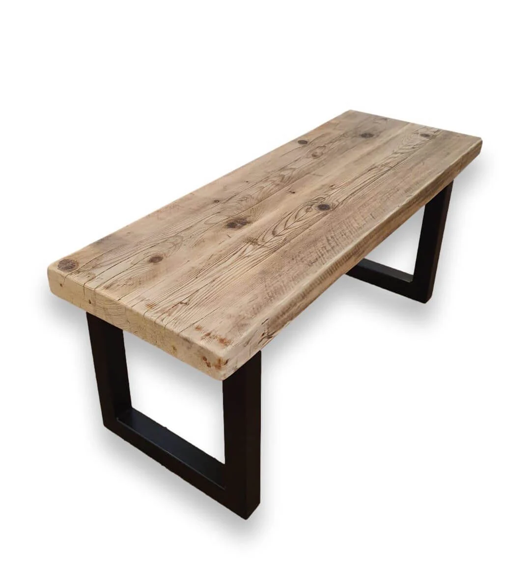 Reclaimed Rustic Weathered Bench Top - Image 10