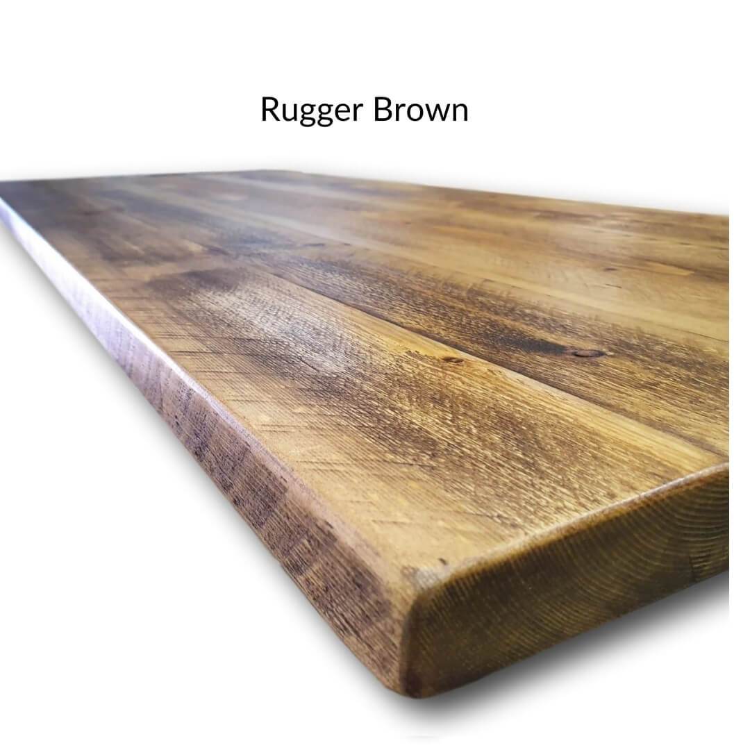 Reclaimed Rustic Weathered Table Top - Image 4