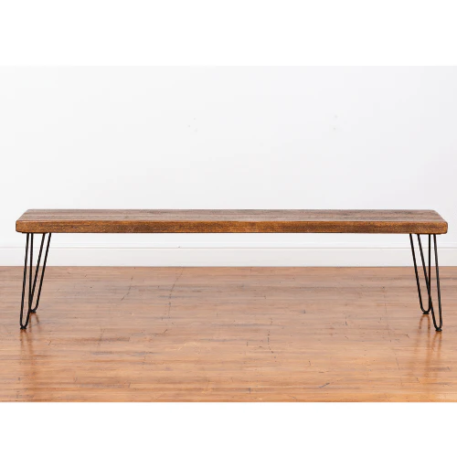 Fairfield Industrial Bench - Hairpin Legs - Image 7