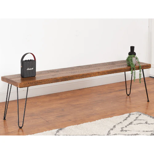 Fairfield Industrial Bench - Hairpin Legs - Image 8