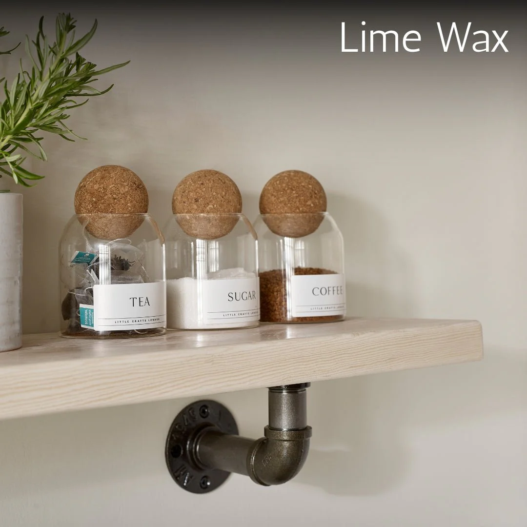 Rustic Shelf 38mm with Pipe Brackets - Image 4