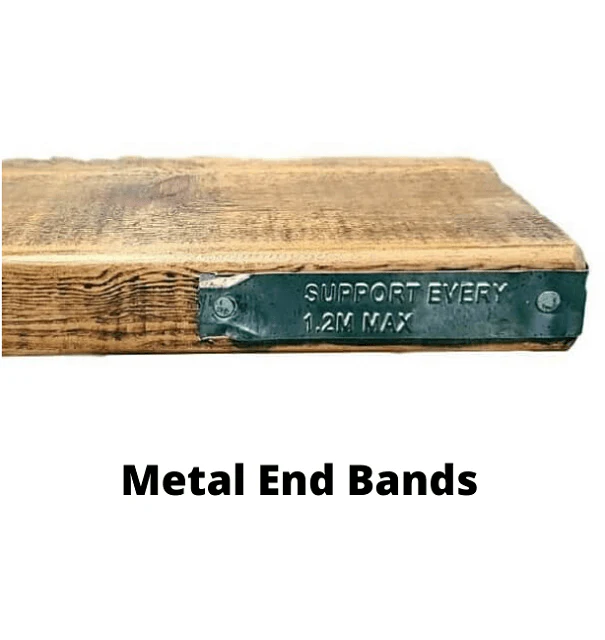 Rustic Shelf 38mm with Lipped Metal Brackets - Image 14