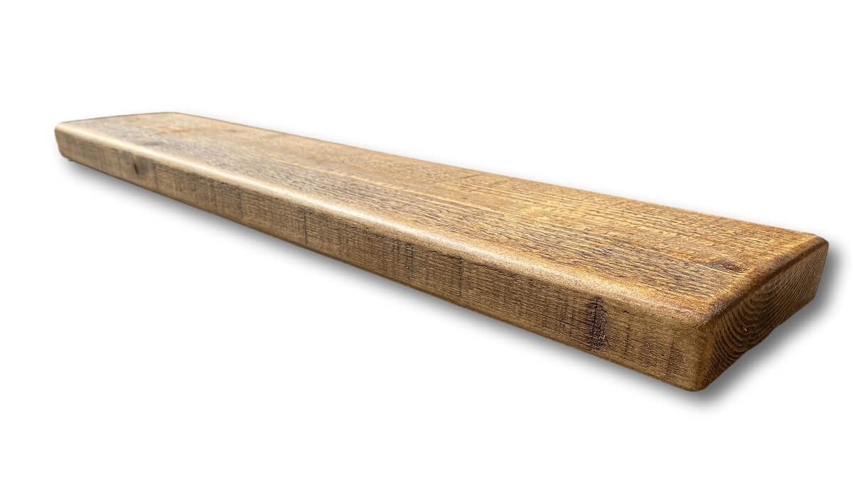 Rustic Weathered Shelf 35mm - 22cm Depth - Image 7