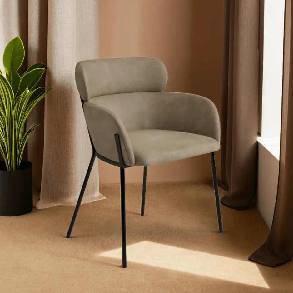 Set of Curved Isla High Quality Dining Chairs - Image 4