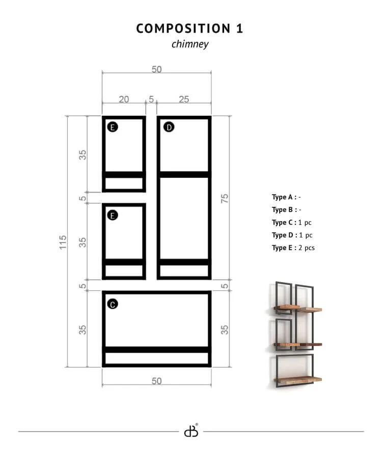Shelfmate Composition 1 - Chimney - Image 4