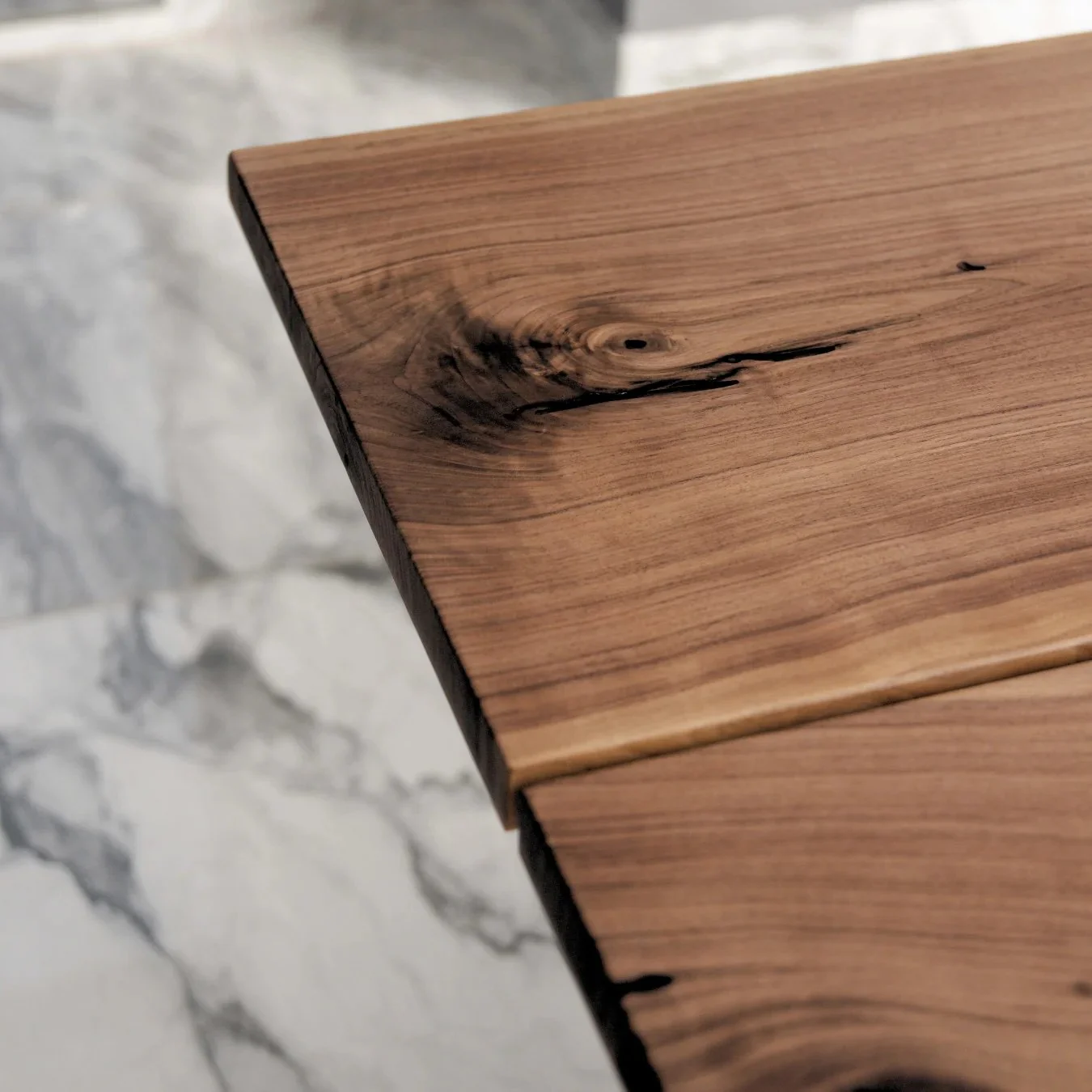 Live Edge Walnut Dining Table - 200 cm | 4423 - Image 8