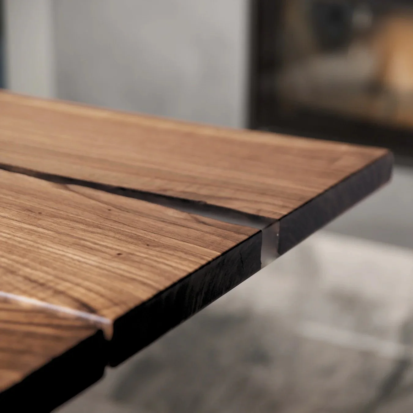 Live Edge Walnut Dining Table - 200 cm | 4423 - Image 9