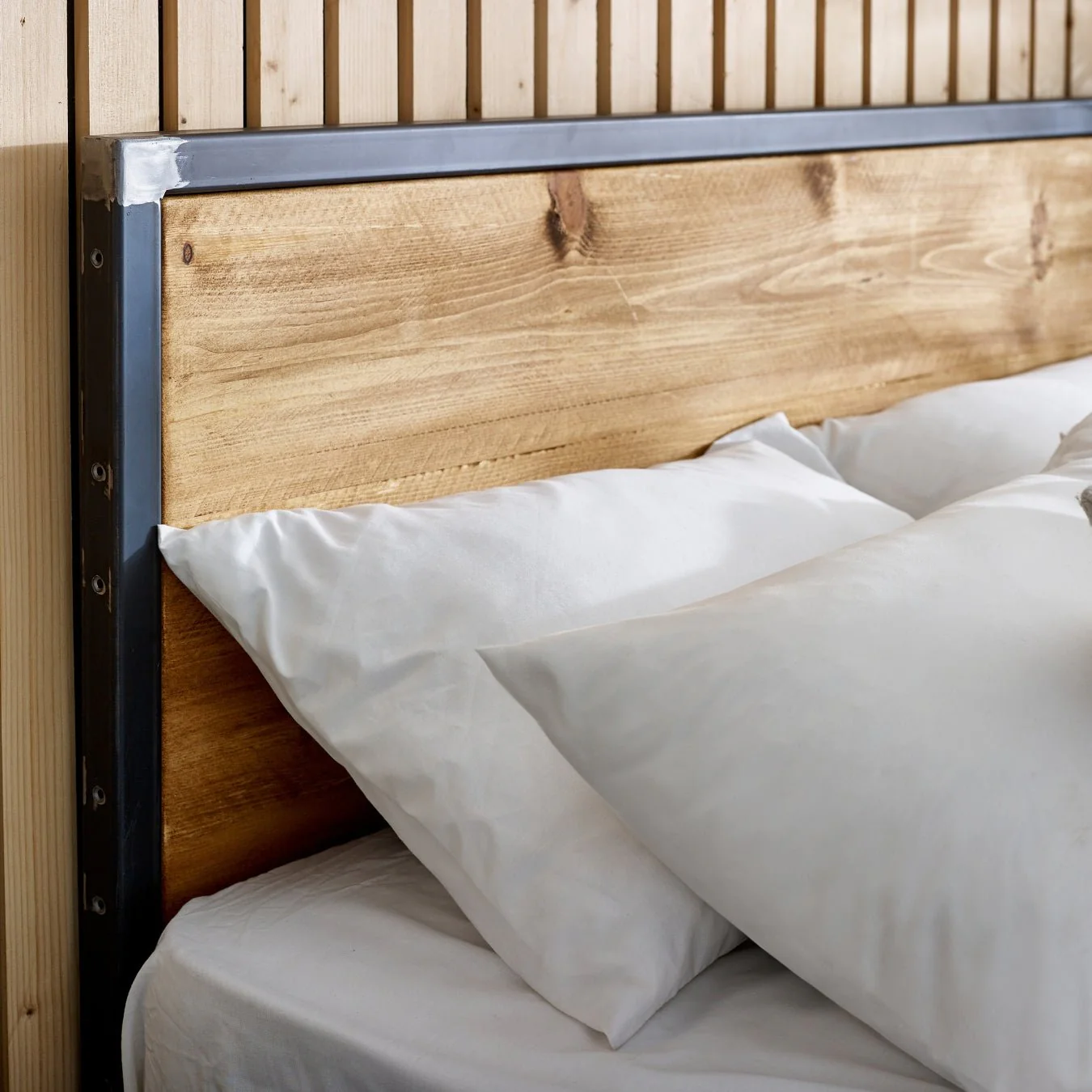 The Urban Industrial Steel Bed - Image 2