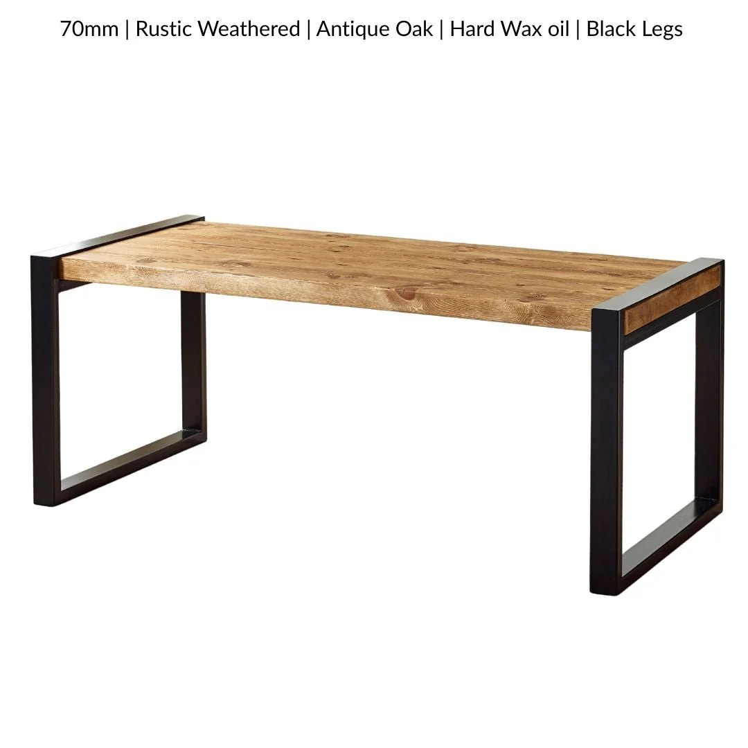 Urban Loft Rustic Dining table - Image 7