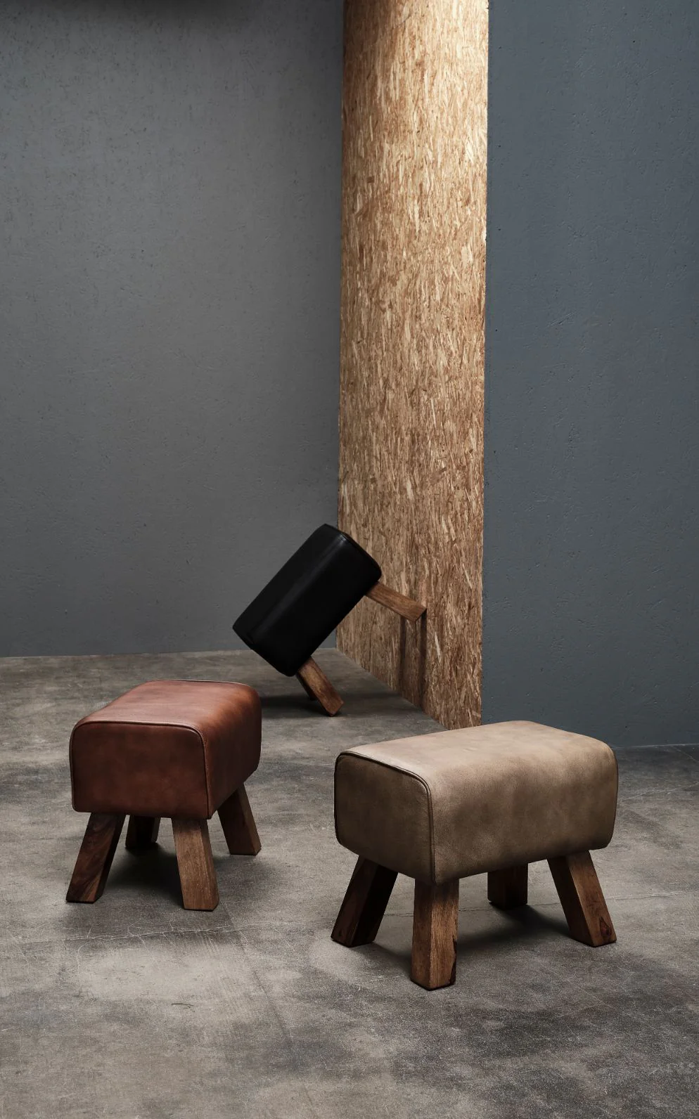 Valencia Mini Bench - Rose Brown Goat Leather - Image 4