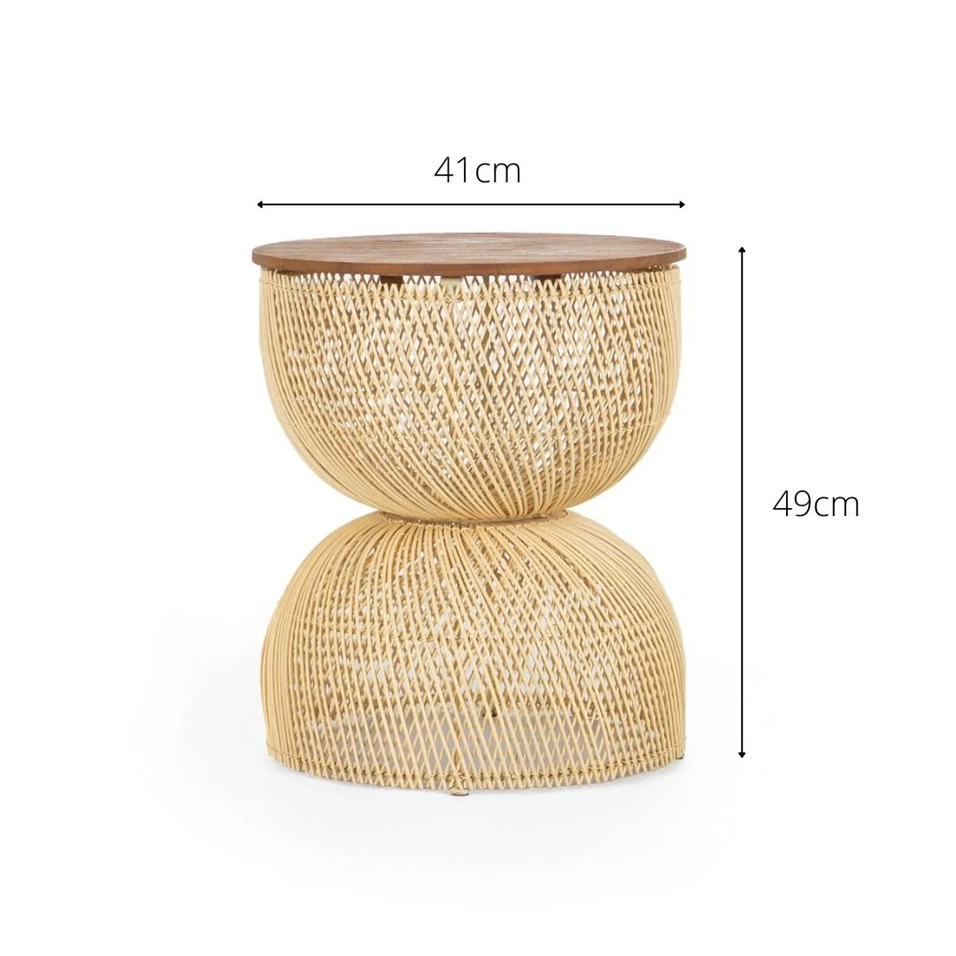 Wave Side table - Natural - Image 4