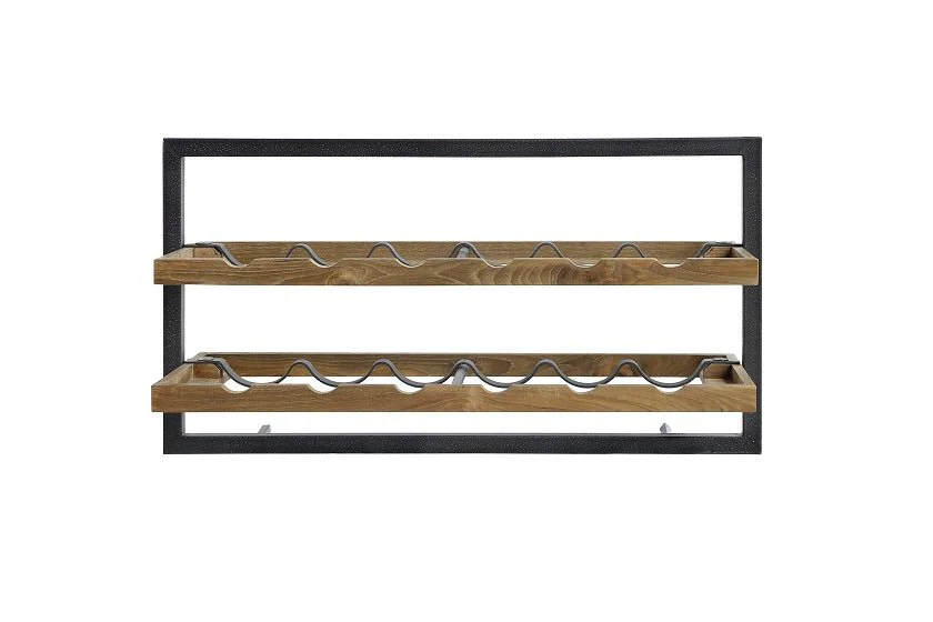 WINEMATE Smooth Teak 12 Bottles - Style A - Image 10