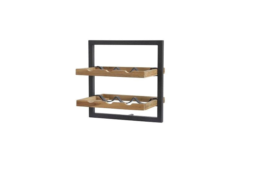 WINEMATE Smooth Teak 6 Bottles - Style B - Image 10