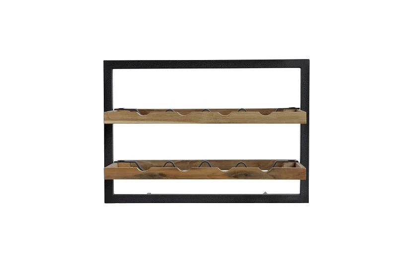 WINEMATE Smooth Teak 8 Bottles - Style C - Image 11